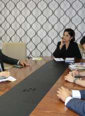 Controladora-geral de Disciplina recebe representantes de entidade sindical