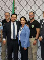 Representantes da Segurança Pública visitam Controladora Geral de Disciplina